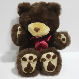 Vintage Lemonwood Asia Stuffed Plush Brown/Tan  Bear.